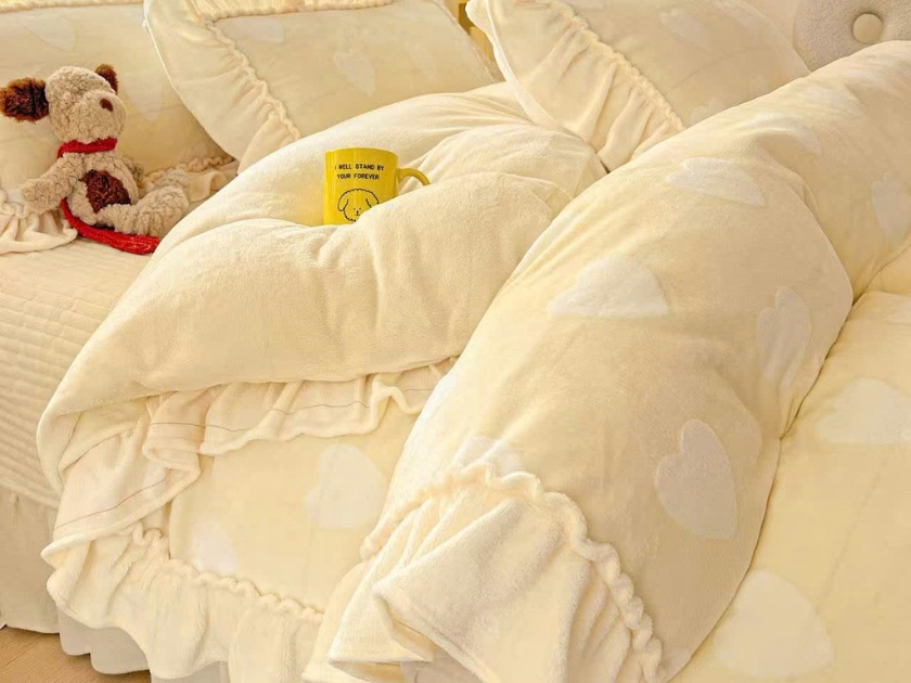 chăn ga nỉ Bộ chăn ga nỉ dành cho mùa đông – Ấm áp, mềm mịn, sang trọng - Ảnh 11