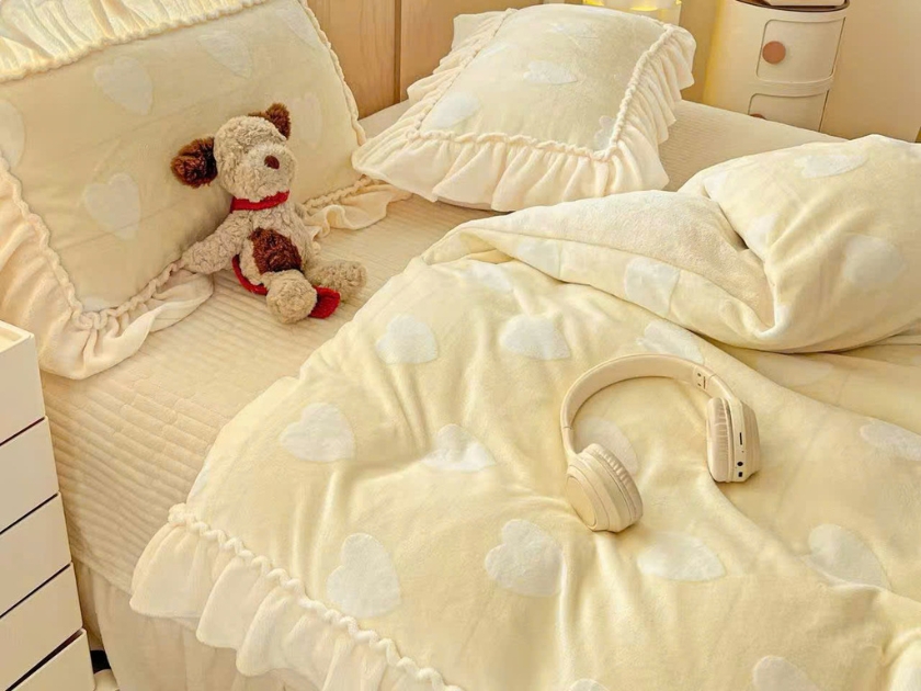 chăn ga nỉ Bộ chăn ga nỉ dành cho mùa đông – Ấm áp, mềm mịn, sang trọng - Ảnh 13