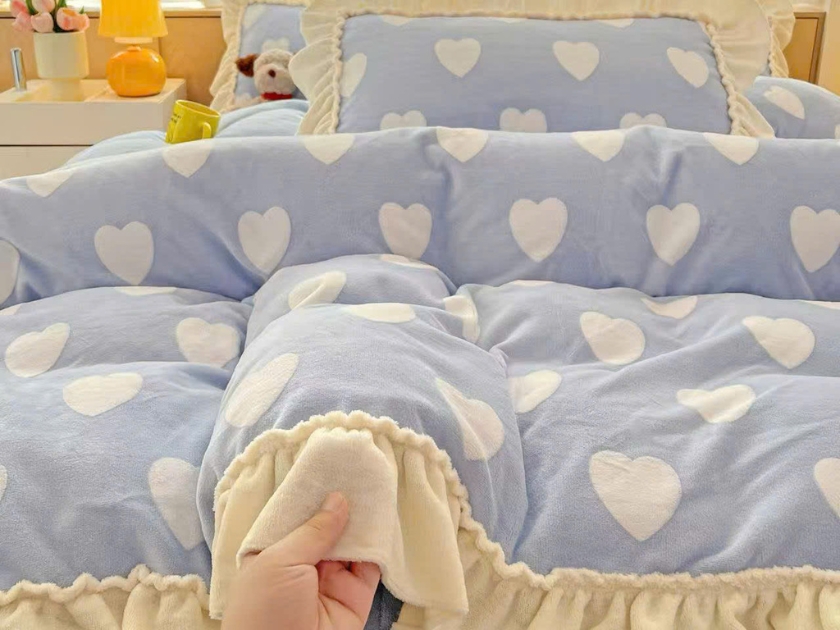 chăn ga nỉ Bộ chăn ga nỉ dành cho mùa đông – Ấm áp, mềm mịn, sang trọng - Ảnh 3