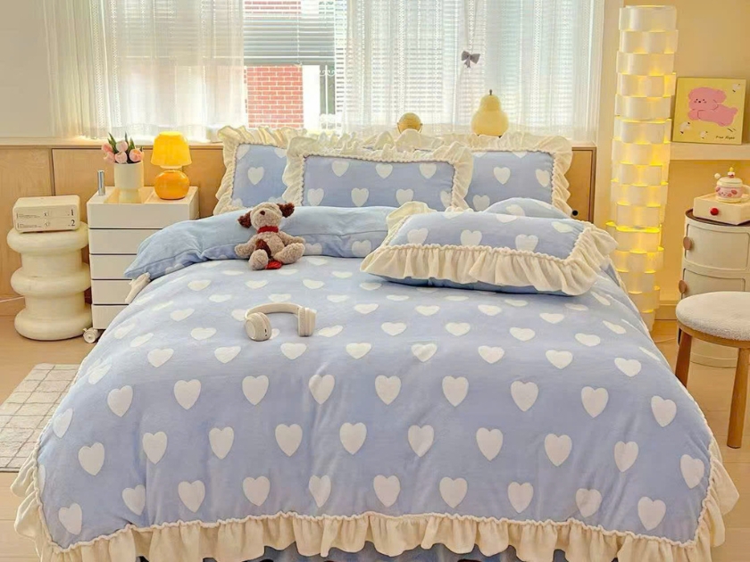 Bộ chăn ga nỉ dành cho mùa đông – Ấm áp, mềm mịn, sang trọng