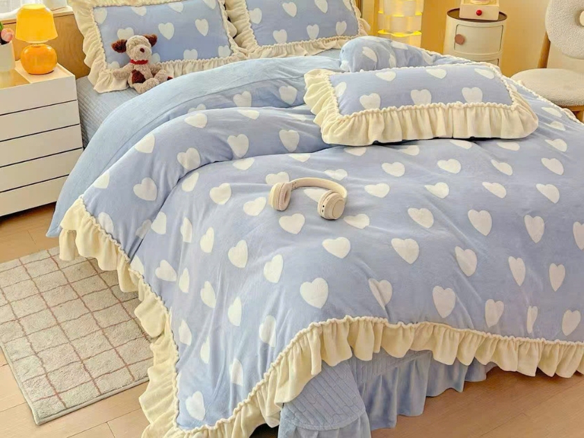 chăn ga nỉ Bộ chăn ga nỉ dành cho mùa đông – Ấm áp, mềm mịn, sang trọng - Ảnh 5