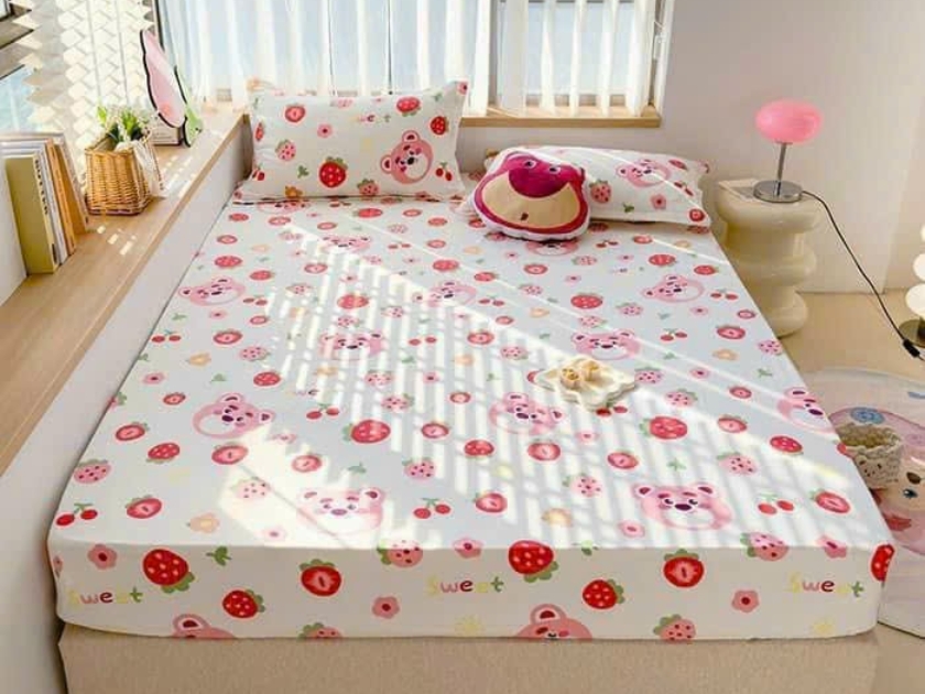 Bộ ga gối đậu nành cao cấp – Mềm mịn, kháng khuẩn, an toàn cho da